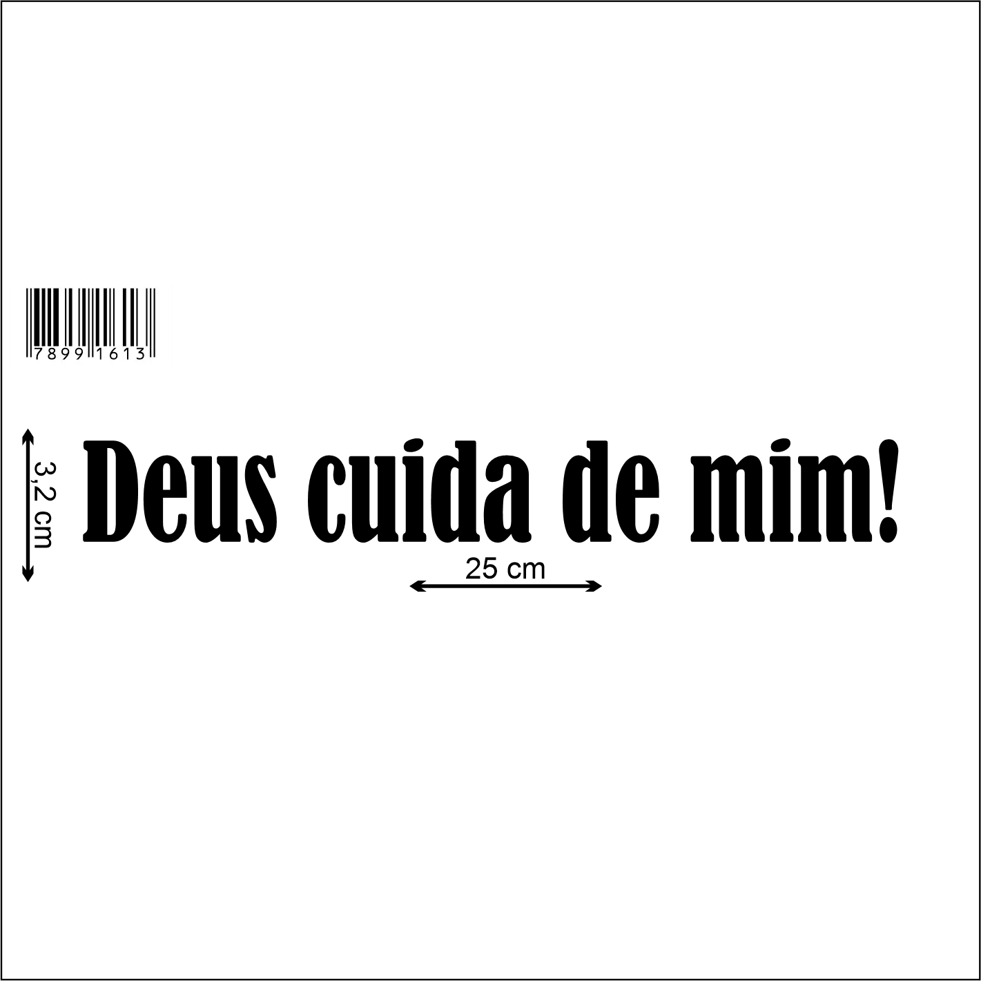 Faixinha - Deus Cuida de Mim