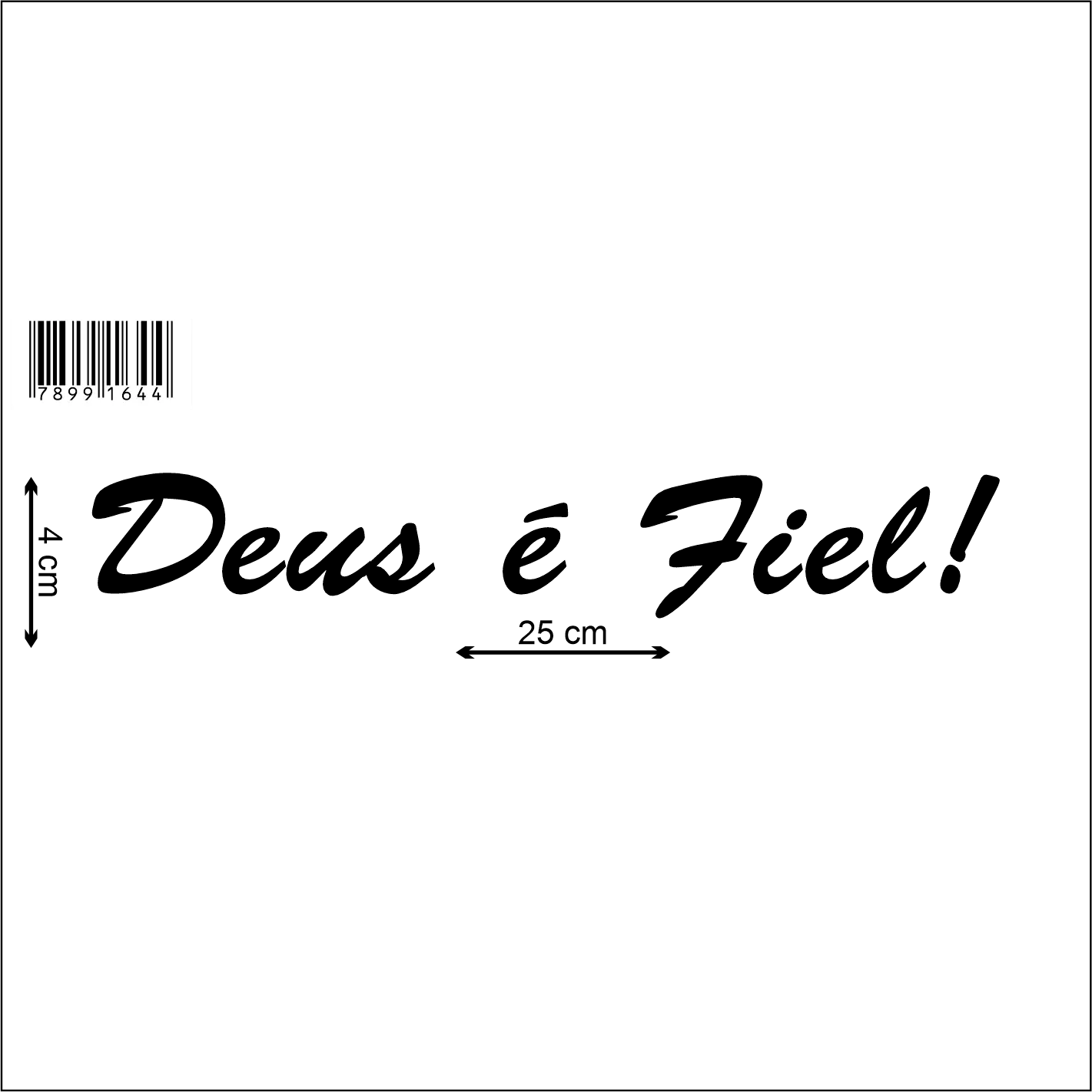 Faixinha - Deus é fiel