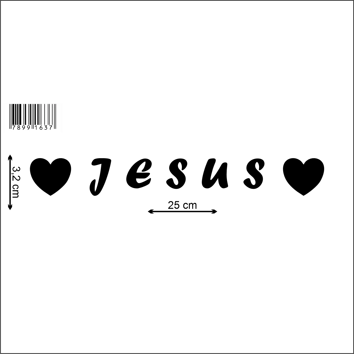 Faixinha - Jesus Coração