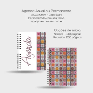 Agenda Mandalas - 2026 ou Permanente
