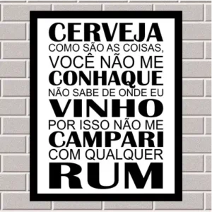 PLACA - Cerveja como são as coisas 20X25