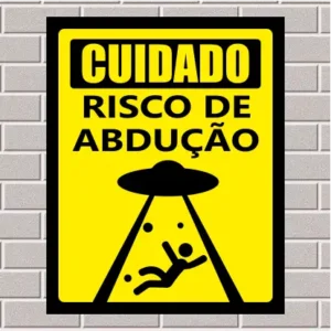 PLACA - Risco de abdução 20X25
