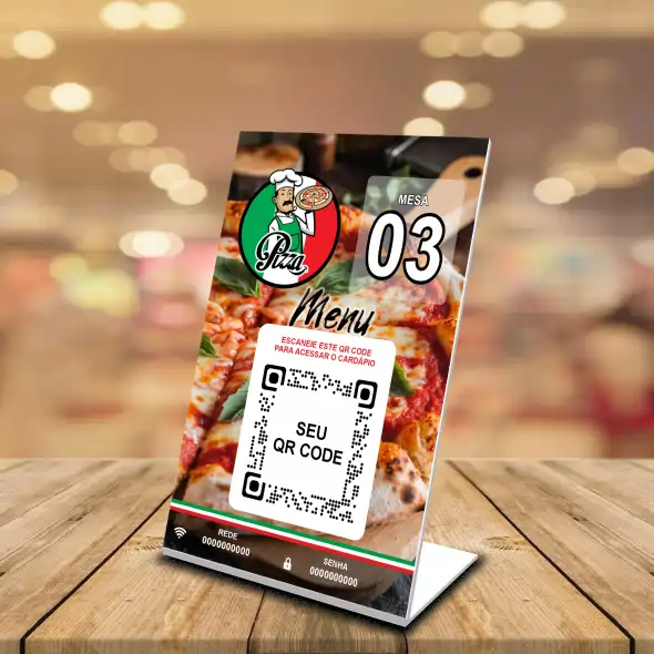 Display Cardápio Pizzaria 01